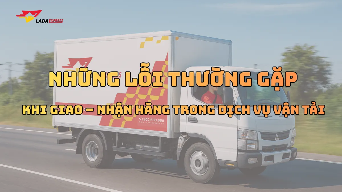 Những lỗi thường gặp khi giao – nhận hàng trong dịch vụ vận tải liên tỉnh và cách phòng tránh